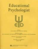 Educational Psychology Yesterday, Today, and Tomorrow: A Special Issue of Educational Psychologist