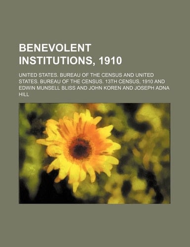 Benevolent institutions, 1910