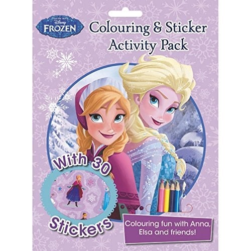 Disney Frozen Colouring and Sticker Activity Pack: Over 30 Stickers; Colouring Fun with Elsa and Anna & Friends!
