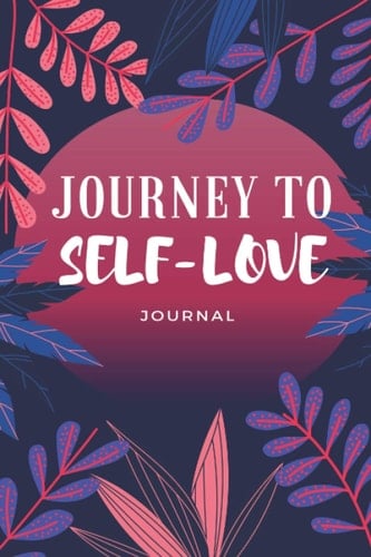 Aesthetic Flora Journey To Self-Love Gratitude Journal For Men & Woman 2021: Gratitude And Self-care Journal/Logbook For Women & Man With Pink & Purple Flora
