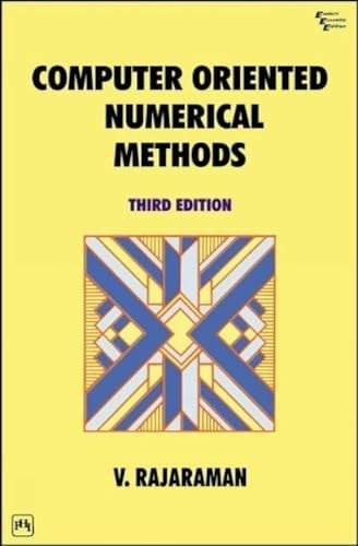 COMPUTER ORIENTED NUMERICAL METHODS