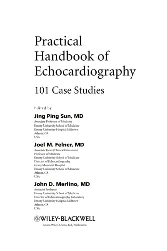 Practical Handbook of Echocardiography: 101 Case Studies