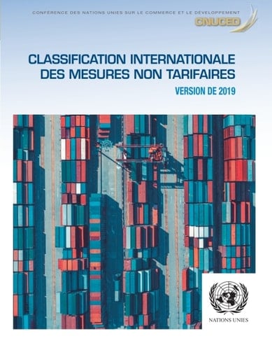 Classification internationale des mesures non tarifaires version de 2019