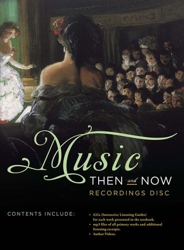 For Music Then and Now Recordings Disc