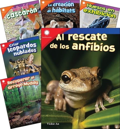 Smithsonian Informational Text: Animals Spanish Grades 2-3: 6-Book Set (Book Collection) (Spanish Edition)
