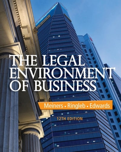 The Legal Environment Today