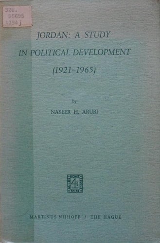 Jordan A Study in Political Development (1921-1965)