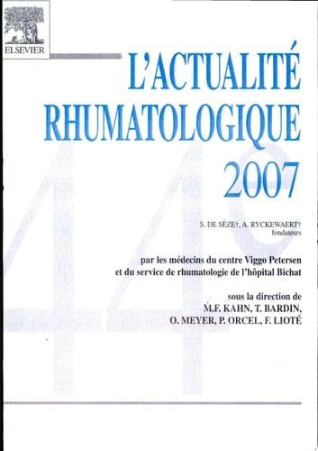 L'actualité rhumatologique 2007