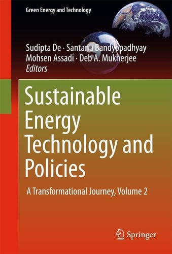Sustainable Energy Technology and Policies A Transformational Journey, Volume 2