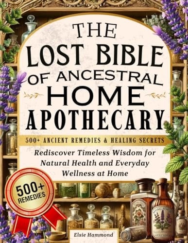 The Lost Bible of Ancestral Home Apothecary 500+ Ancient Remedies & Healing Secrets Rediscover Timeless Wisdom for Natural Health and Everyday Wellness at Home