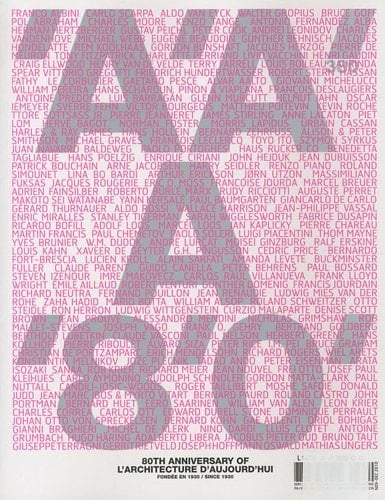 80th anniversary of L'Architecture d'aujourd'hui