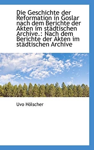 Die Geschichte der Reformation in Goslar nach dem Berichte der Akten im städtischen Archive