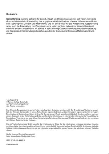 Daten, Häufigkeit und Wahrscheinlichkeit Kompetenzorientierte Aufgaben und Tests zur Stochastik (2. bis 4. Klasse)