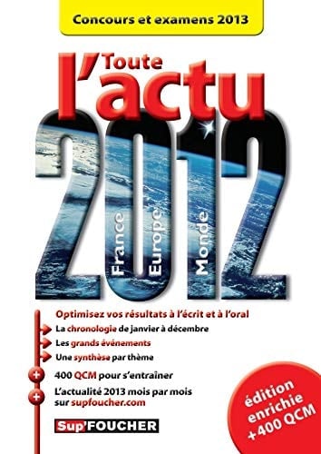 Toute l'actu 2012 concours et examens 2013
