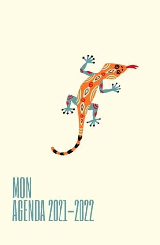Mon Agenda Journalier 2021-2022 Design Passion Lézard Agenda Scolaire Ou Universitaire, 1 Page Par Jour - to Do List Hebdomadaire - Jours en Français, Anglais, Espagnol