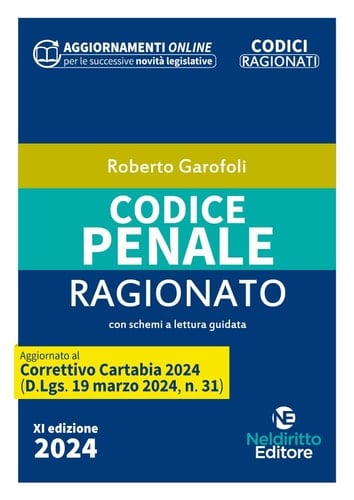 Codice penale ragionato 2024