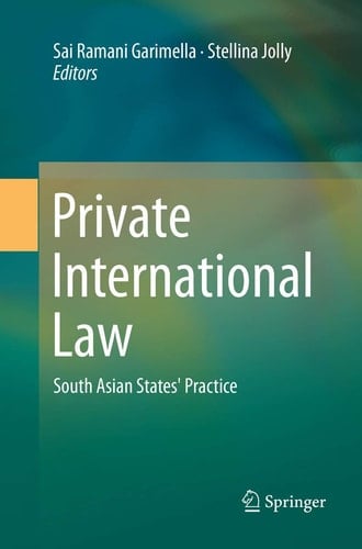 Private International Law South Asian States’ Practice