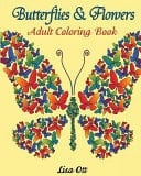 Butterflies and Flowers Adult Coloring Book