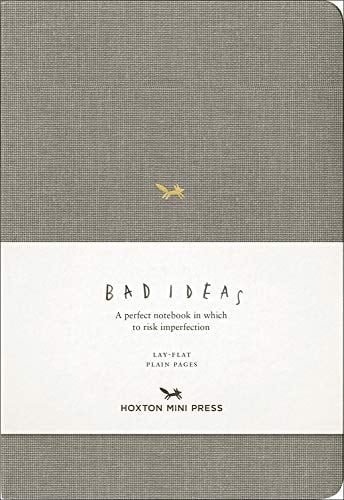 A Notebook for Bad Ideas (grey/unlined) A perfect notebook in which to risk imperfection