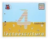 Lectoescritura Cuaderno 4 cuadrícula educación infantil
