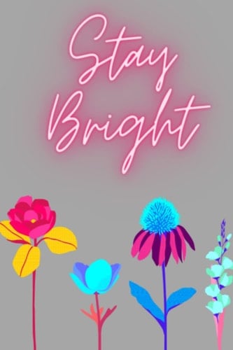 Stay Bright Journal. Cute Journal for Journaling. journals for journaling lined.