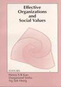 Effective Organizations and Social Values