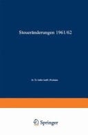 Steueränderungen 1961/62