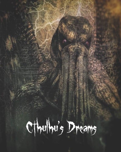 Cthulhu's Dreams Large Notebook for RPG Players with 200 Pages of Dot Grit Paper to Write Down Your Adventures; 8x10