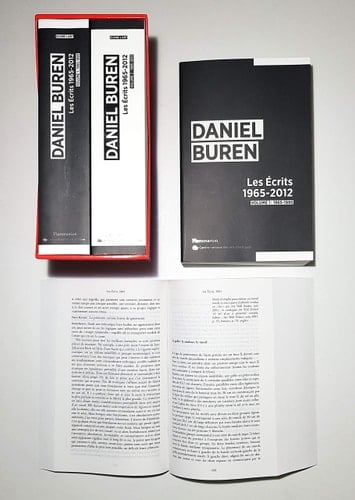DANIEL BUREN - LES ECRITS (1965-2012) (C