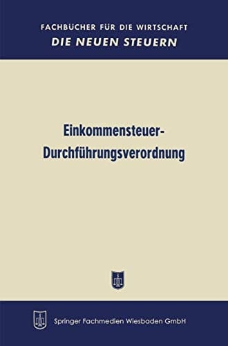 Einkommensteuer-Durchführungsverordnung
