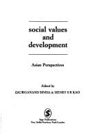 Social Values and Development Asian Perspectives