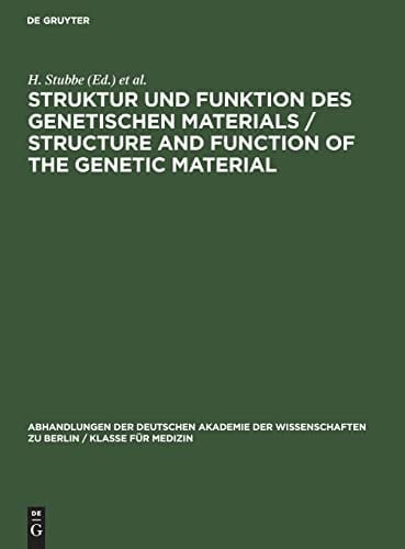 Struktur und Funktion des Genetischen Materials / Structure and Function of the Genetic Material Erwin-Baur-Gedächtnisvorlesungen III 1963