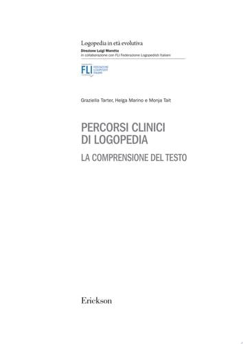 Percorsi clinici di logopedia - La comprensione del testo