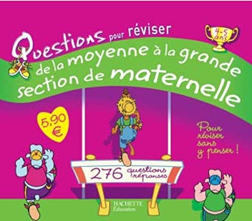Questions pour réviser de la moyenne à la grande section de maternelle