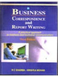 Business Corr and Report Writing