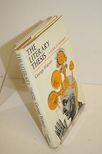 The literary thesis: A guide to research