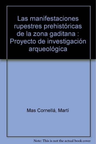Las manifestaciones rupestres prehistóricas de la zona gaditana proyecto de investigación arqueológica