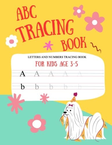 ABC Letter and Number Tracing Book For Kids age 3-5: Sections - Alphabets / Numbers / Simple Words with Images