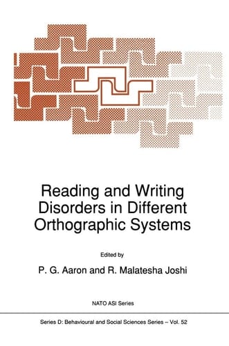Reading and Writing Disorders in Different Orthographic Systems