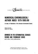 Numerical Chronological Author Index, 1979-1985/86