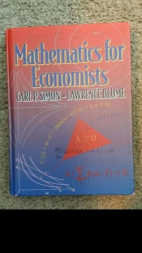 Mathematics for Economists