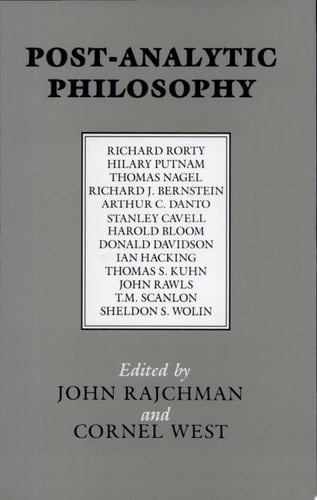 Post-analytic Philosophy