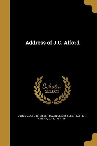 Address of J. C. Alford