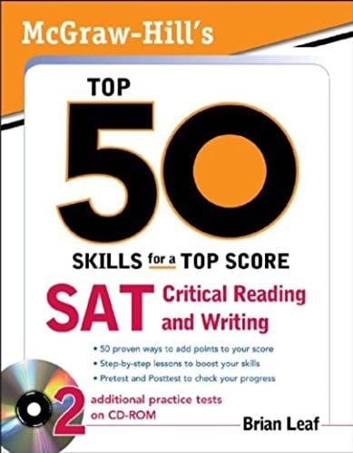 Mcgraw - Hill's Top 50 Skills for a Top Score: Sat Critical Reading and Writing
