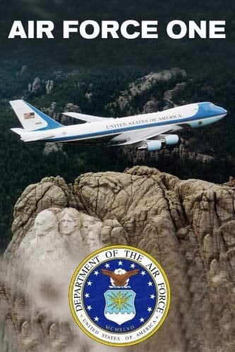 Air Force One The President's Ride; Military Families; Composition Notebook Journal Diary; College Ruled; 150 Pages