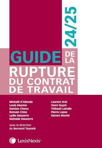 Guide de la rupture du contrat de travail