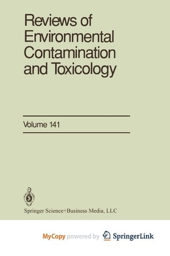 Reviews of Environmental Contamination and Toxicology Continuation of Residue Reviews