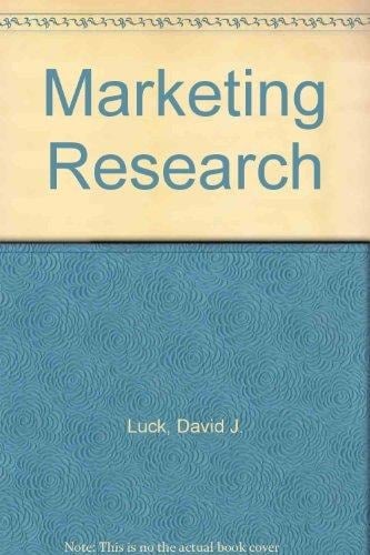 Marketing research