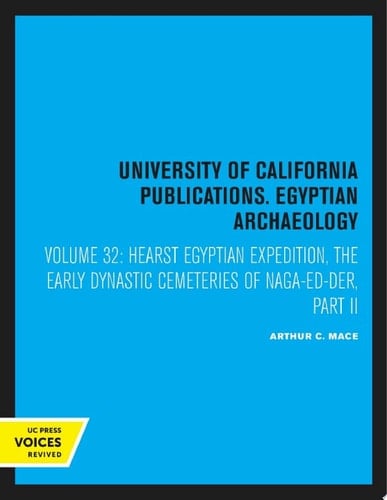 Hearst Egyptian Expedition, Part II