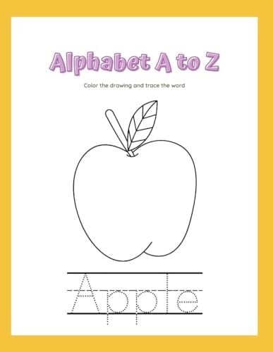 Kids Alphabet Coloring Book